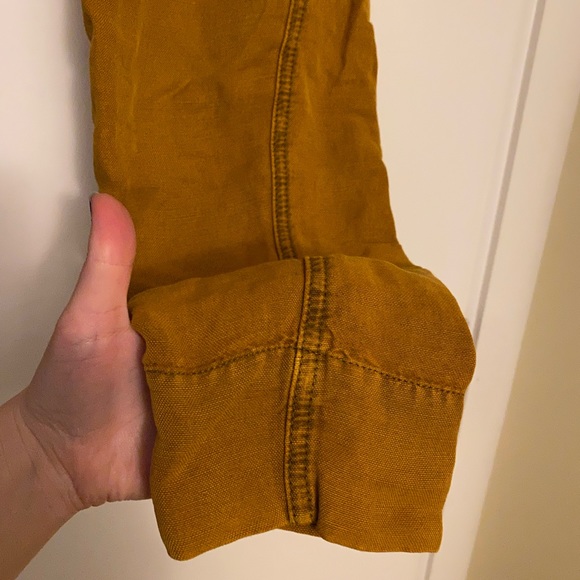 Free People | Slouchy Pants | Size 0 | Mustard - Picture 4 of 5